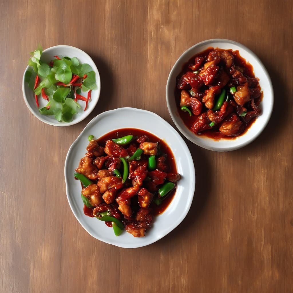 Poulet au poument / Chilli Chicken
