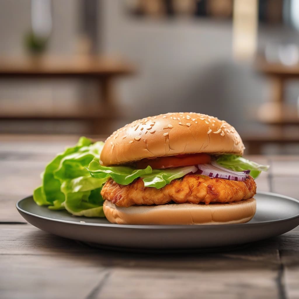 Burger au poulet épicé / Spicy Chicken Burger