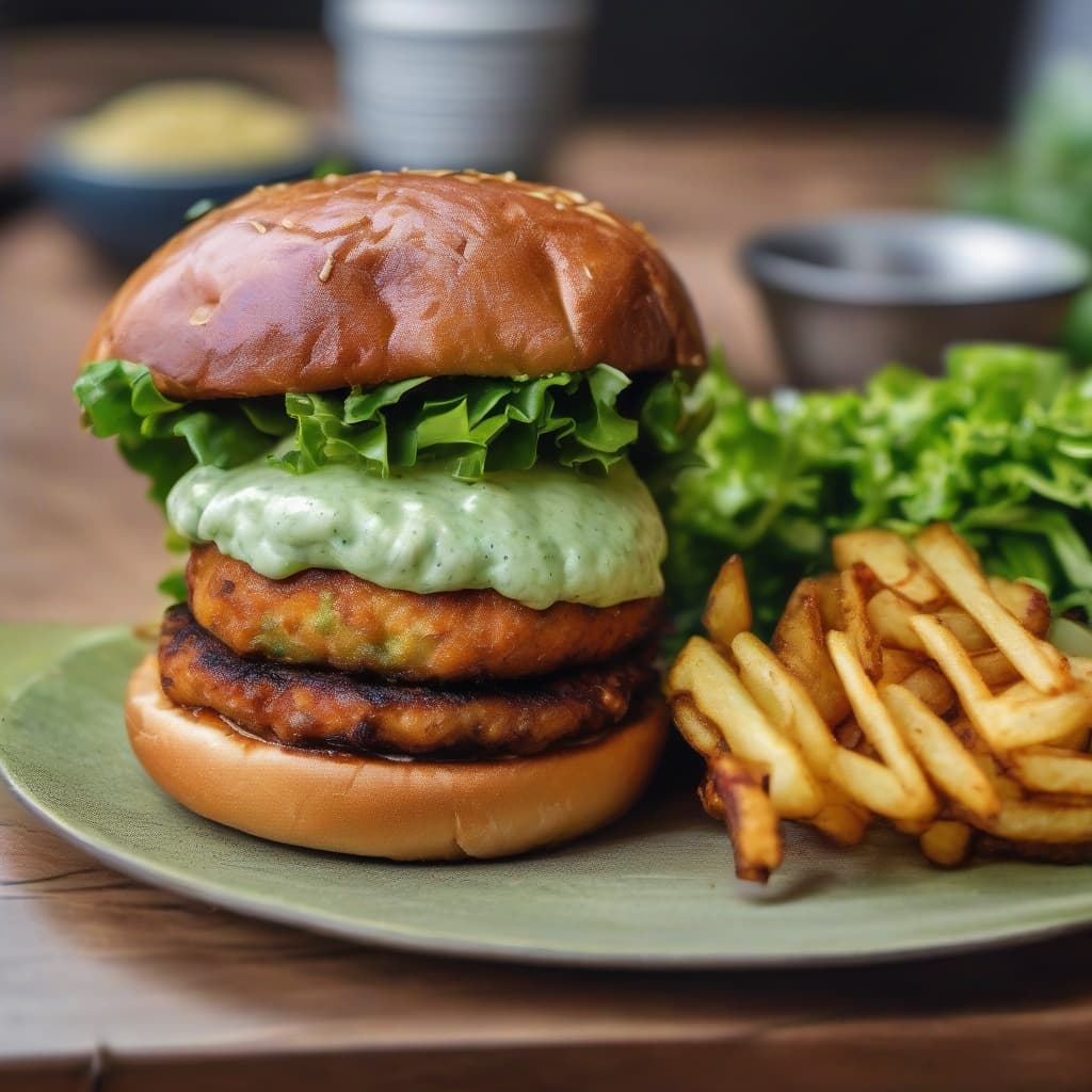 Burger Aloo tikki / Aloo Tikki Burger