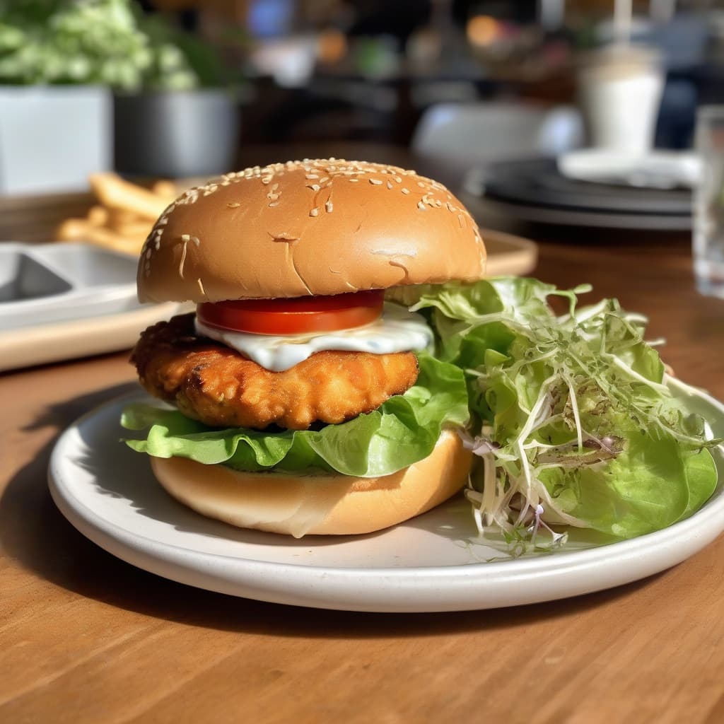 Burger au poulet / Chicken Burger