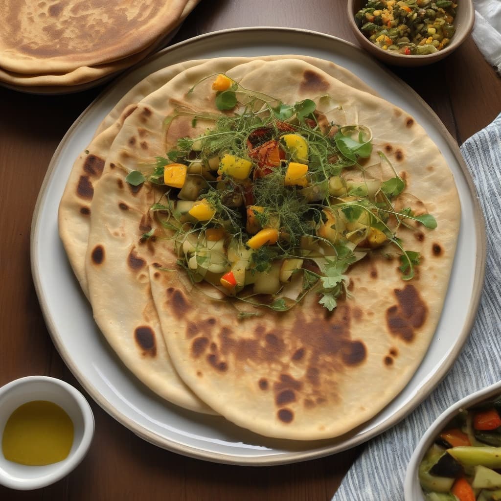 Paratha mixte / Mixed Paratha