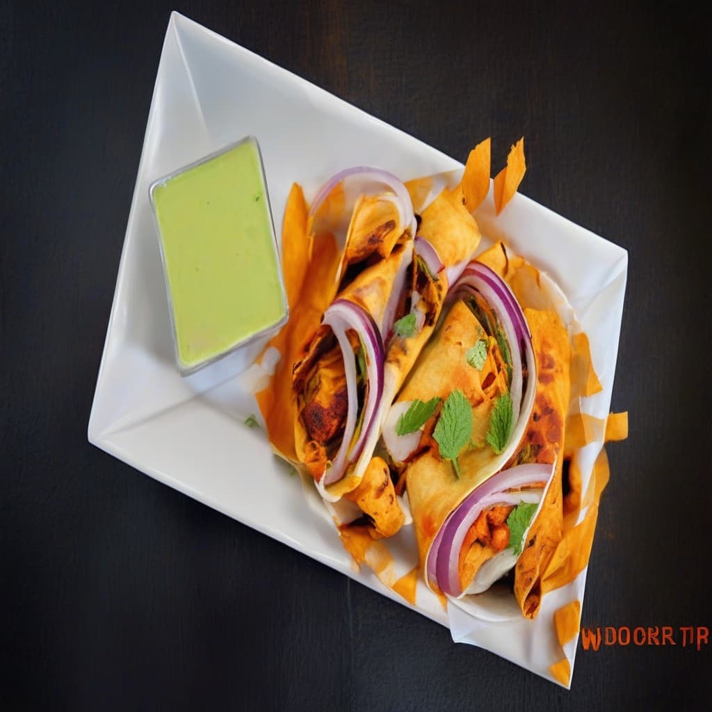 Wrap au paneer tikka / Paneer Tikka Wrap