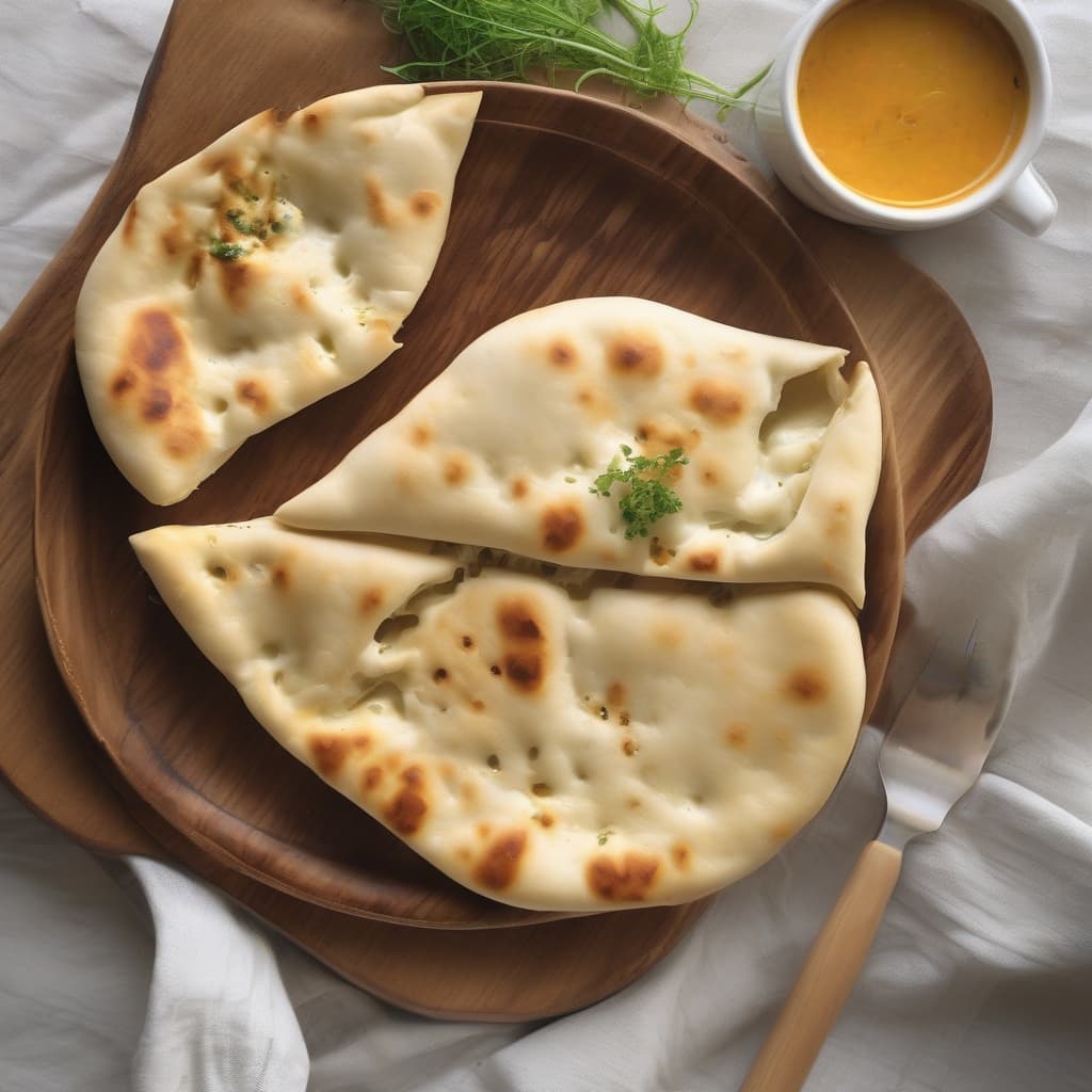 Naan au fromage / Cheese Naan